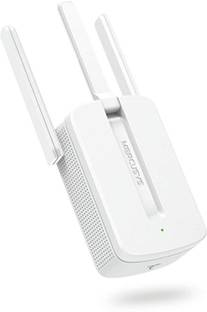 Mercusys MW300RE WiFi Range Extender 2.4 GHz 300 Mbps Wifi Speed Single Band External Antenna Ethernet...