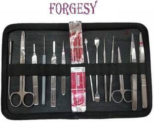 Forgesy SURGICAL Stainless Steel Dissection Kit , Silver Utility Forceps Utility Forceps