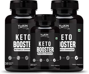 Vokin Biotech Keto Boosters 30 Tab Natural Weight Loss | Fat Burner For Women And Men Pack of 2