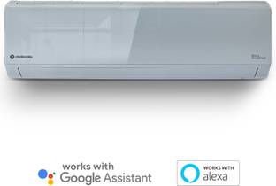 MOTOROLA 1.5 Ton 5 Star Split Dual Inverter Smart AC with Wi-fi Connect  - Silver