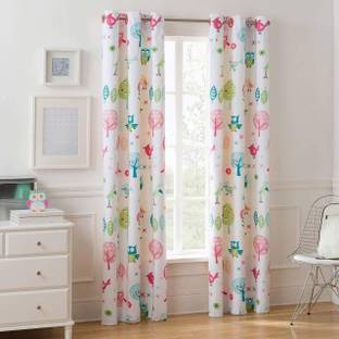 GOGAJI COLLECTION 274 cm (9 ft) Polyester Room Darkening Long Door Curtain Single Curtain