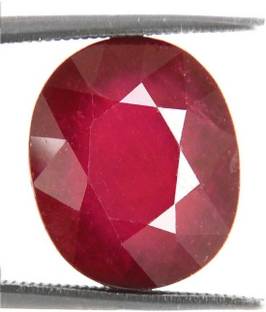 Aanya Jewels Ruby 8.25 Ratti Certified Manik Gemstone For Men & Women Rashi Ratan Ceremony Purpose Stone Ruby Lucky Ratan Ruby Stone Ear Thread