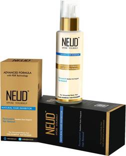 NEUD Natural Hair Inhibitor- Permanent Reduction of Unwanted Hair for Men & Women Cream