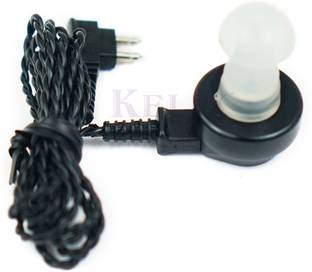 kelix Premium Good Quality Long Wire , Ear Receiver , Ear Tip/plug. Suitable For All Types Of Pocket Model 2 Pin Socket. 2 Pin Ear Receiver For Pocket Model Hearing Machine. 2 PIN SET POCKET MODEL WIRE Hearing Aid