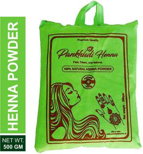 Pankhudi Mehendi Powder For Hair Color 1 Kg , Natural Red