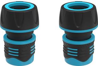 Divine Tree 3/4 Inch Rubber Hose Nozzle Garden Water Hose Quick Connector Pack of 2 Hose Connector