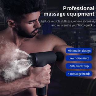 SERCUI Latest Facial Gun N-15 Rechargeable KH-320 Handheld Muscle Massagers Fitness Vibration Body Care I Deep Muscle Massager Facial and Body Massager Gun - Cordless Handheld Deep Tissue & Muscle Massager, 6 Speeds Massage Device Super Quiet | Portable Electric Massager Gun Massager