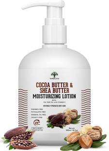 Vanalaya Cocoa Butter & Shea Butter Moisturizing Lotion with Vitamin E and coconut oil Moisturizer 300ml