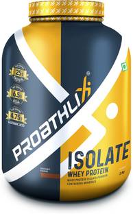 Proathlix Whey Isolate Protein (2KG, Chocolate) 25G Whey Protein
