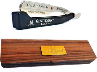 Gentleman Stainless Steel Straight Edge Barber Razor For Men With Box, Men