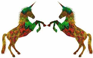 Jump up 90 cm Horse Self Adhesive Sticker