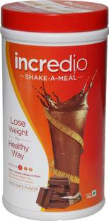Incredio shake-a-meal-Meal Replacement Shake with 14g Protein , 2.8g Fiber and 27 Vitamins and minerals for Weight Management 500g, chocolate