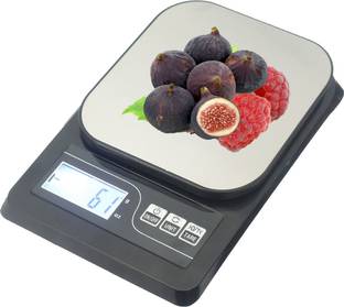 Qozent 10 kg Kitchen Weighing Scale, Food Scale, Digital Scale Beautiful LCD Screen, 2 Measurement Units, Gram Scale Used for Weight Loss, Baking, Cooking K/8/UQo- Kitchen Weighing Scale