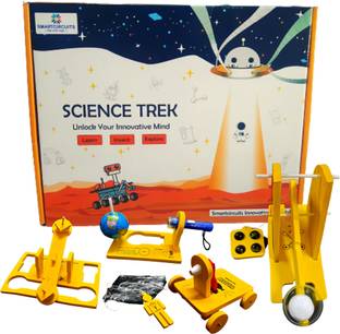 Smartcircuits STEM Activities Kit | DIY STEM TOYS for Kids Age 8 9 10 11 12 Years | Best Science Kit for Class 2 3 4 5 | Experiments Kit for Boys Girls| Best STEM Toy Gift | 5 in 1 Activities Including Manual