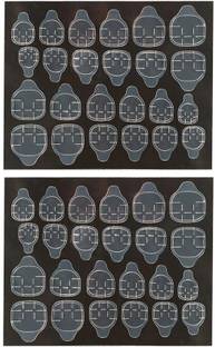 LikeUp Imported Quality 2 Sheet (24pcs) Double-sided Nail Tab Sticker, False Nail Glue Jelly Gel Tape Adhesive Tabs Nail Glue Transparent Flexible Adhesive Fake Nails Tabs sticker