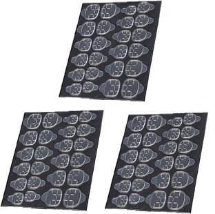 LikeUp Double-sided Nail tab Sticker(3x72pic),False Nail Glue Jelly Gel Tape Adhesive Tabs Nail Glue Transparent Flexible Adhesive Fake Nails Tips tab