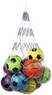 Dinetic FCN-234 Football Carry Net Football Net 12 Ball Net (White, Black ) Football Net