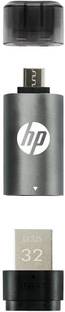 HP HPFDX5600B-32 32 GB OTG Drive Compatible with Desktop Computer, Laptop, Mobile, Tablet USB 3.1 Plastic Case
