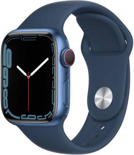 Apple Watch Series7, 41mm(GPS + Cellular)Blue Aluminium Case-Abyss Blue Sport Band