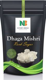 Nature's Bridge Dhaga Mishri (Dhage wali Mishri) Kunja Mishri Dora Mishri Crystal Sugar (Rock Sugar) - 400 Gm Sugar