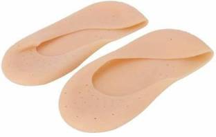 PKK TRADERS Soft Silicon Gel Half Toe Sleeve Forefoot Pads for Pain Relief Heel Front Socks (FREE SIZE) (Pack Of 2)