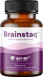 GIVER Brainstaq Nootropic Supplement for Focus, Memory & Energy