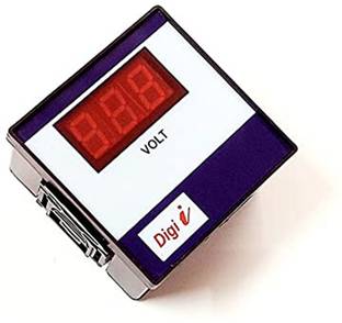 ERHIndia (Pack Of 1) Digital Voltmeter (0-500v) 72mm Ac for Home, Monitor Panel Indicator Voltmeter