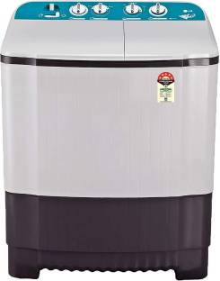 LG 6 kg with Roller Jet Pulsator Semi Automatic Top Load Grey