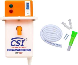 CSI INTERNATIONAL 1 L Instant Water Geyser (1. Ltr MCB GEYSER, White Orange)