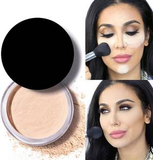 ADJD Smooth Loose Powder Makeup Transparent Finishing Oil Control Waterproof Compact