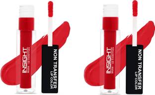 Insight Non Transfer Waterproof Liquid Lip Color (LG40-02) (Pack Of 2)
