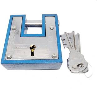 Unikkus Aligarh Bar and key for Home,Shop,Size 100MM, Double Locking System Lock