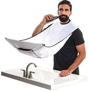 PGK TRADERS Shaving Beard Bib Grooming Apron With 2 Suction Cups Makeup Apron