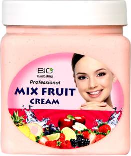 BIO CLASSIC Professional Mix Fruit Massage Cream For Face Massage Glowing Skin, Help With Pigmentation, Reduce Blemishes, Skin Exfoliate, For Men's and Women's