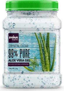 paiya organics 99% Aloe Vera Gel 1kg, For Skin, Hair & face, Paraben Free
