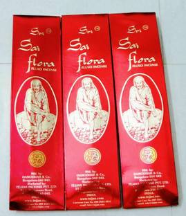 Sai Flora Incense Aggarbati, Masala, Handmade, Pack Of 3