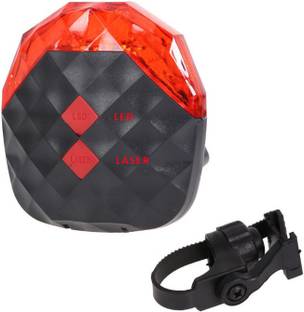 PEDFIT 5 LED+2 Laser ABS Cycling Bike Bicycle Flashing Rear Tail Light LED Rear Break Light