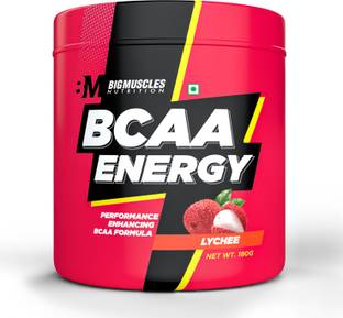 BIGMUSCLES NUTRITION BCAA Energy | Advanced Intra Workout with Micronized Vegan BCAA & Taurine BCAA