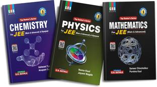 Top Ranker's Series Physics, Chemistry & Mathematics For JEE (Set Of 3 Books) Combo (Main & Advanced)