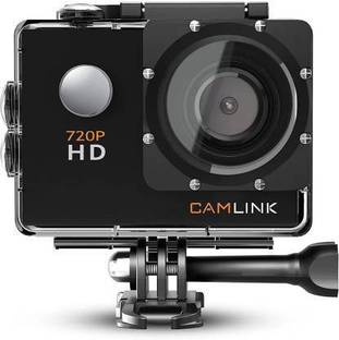 Camlink HD Action Camera Wide Angle Camcorder 30M Waterproof Sports Camera With Built-In Microphone, T...