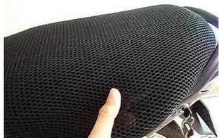 Lakshmina Enterprises Free Size 3D Bike, Scooty/Scooter Seat Cover Breathable Mesh Net Cushion Black Single Scooty Bike Seat Cover Single Bike Seat Cover For Honda Jupiter, Maestro, Maestro Edge, Access, Access 125, Access SE, Gusto, Aviator
