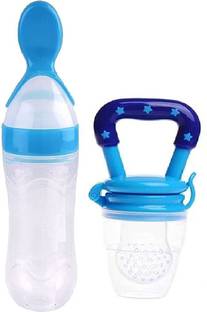 Chote Janab baby food feeder for semi solid food and rattle for citrus fruits
