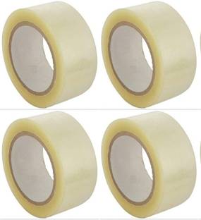 Trendy Fits Cello Tape 50 meter(Pack of 4) Regular Adhesive (Manual)