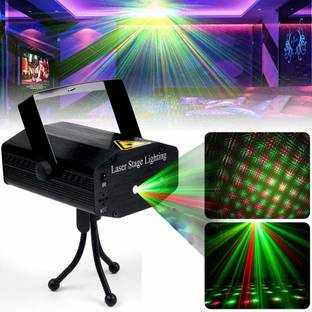 TECHGEAR LED Laser Projector Mini Stage Light Christmas Disco Party Club DJ Diwali AND Christmas Shower Laser Light Shower Laser Light