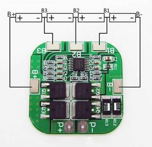 Infinity Project 4S 20A 11.1V 12.6V 18650 Li-Po Li-Ion Lithium BMS Protection Micro Controller Board (Max 20A) Electronic Components Electronic Hobby Kit