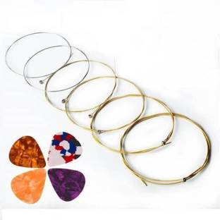 Music Mantra Acoustic _GUITAR STRINGS+4 PICKS Guitar String