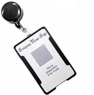I CARDE Plastic ID Badge Holder