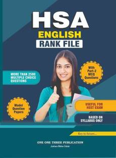 HSA English Rank File With MCQ Questions - 2500 MCQs (Including Renaissance And Freedom Movement, General Knowledge And Current Affairs, Methodology Of Teaching The Subject)
