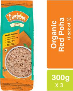 Truefarm Organic Red Poha Red Poha (Unpolished)