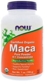 Now Foods Certified Organic Maca, Pure Powder, 7 oz 198 g